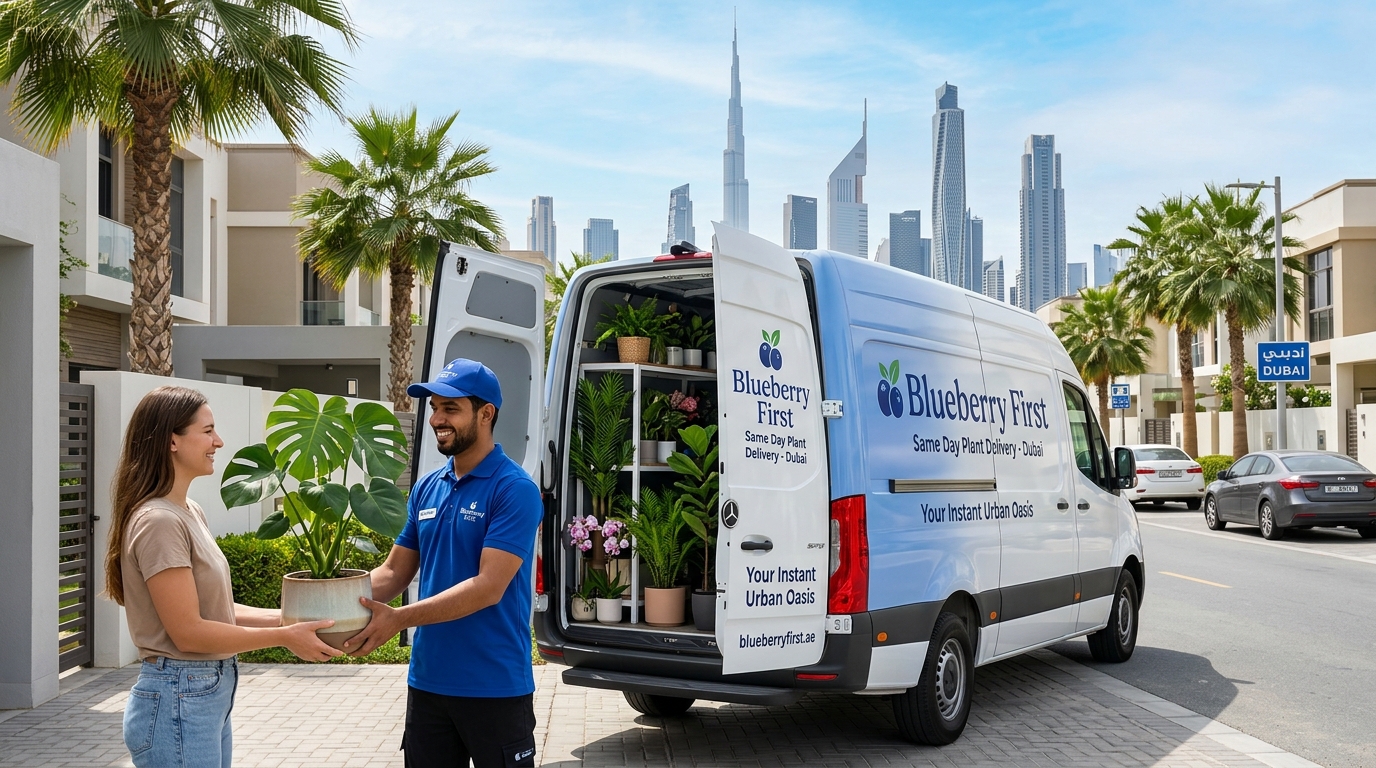 Same day Plant Delivery service in Dubai with fresh indoor plants
